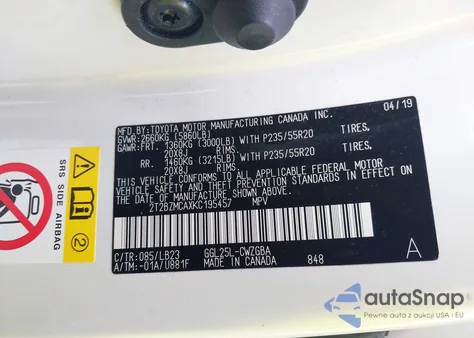 2019 Lexus Rx 350 from USA, damaged, VIN 2T2BZMCAXKC195457